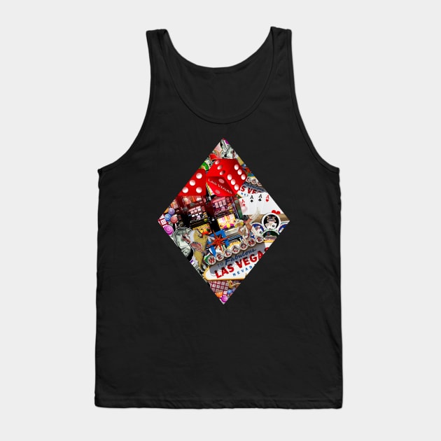 Diamond Playing Card Shape Tank Top by Gravityx9